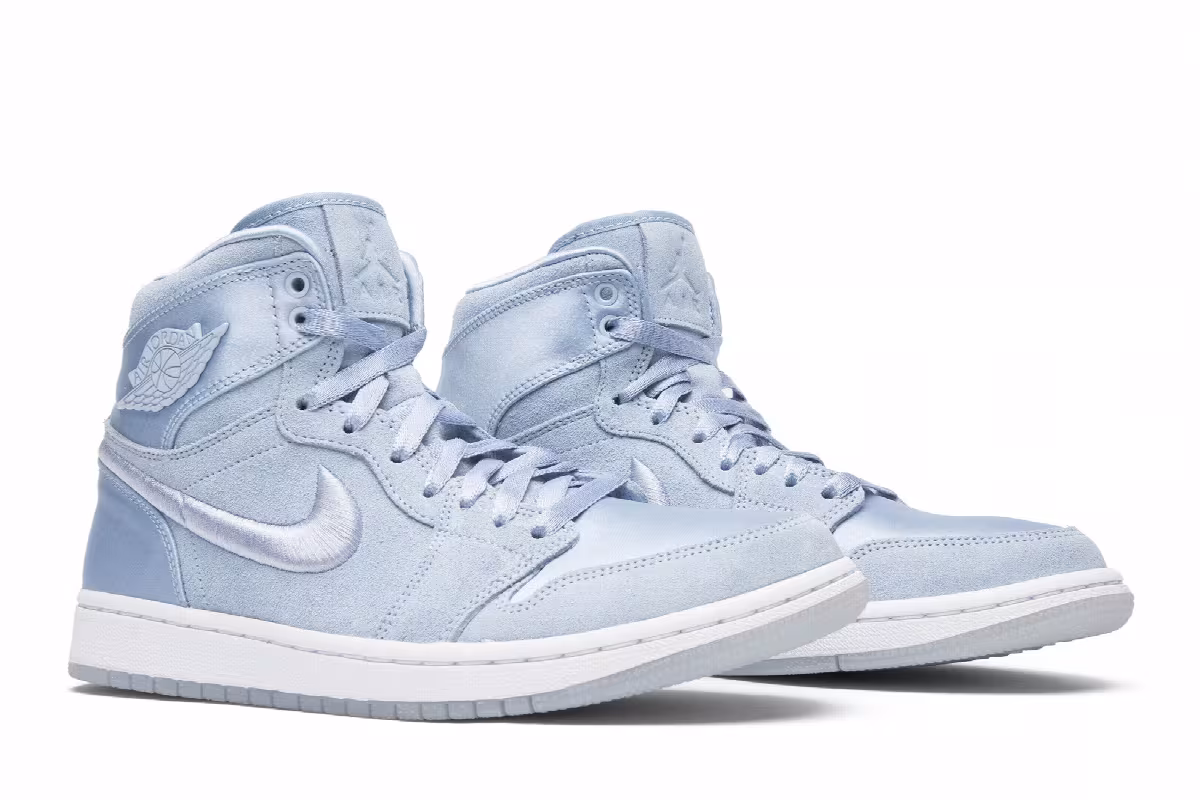 Women's Air Jordan 1 High Season of Her: Hydrogen Blue, view 9