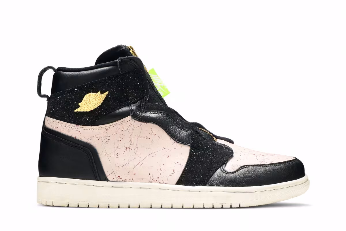 Women's Air Jordan 1 High Zip Silt Red, view 2