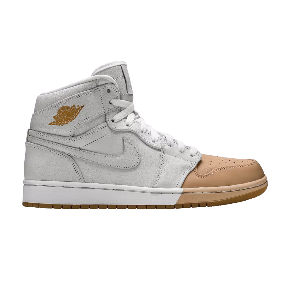 Women's Air Jordan 1 High Premium Dipped Toe - White