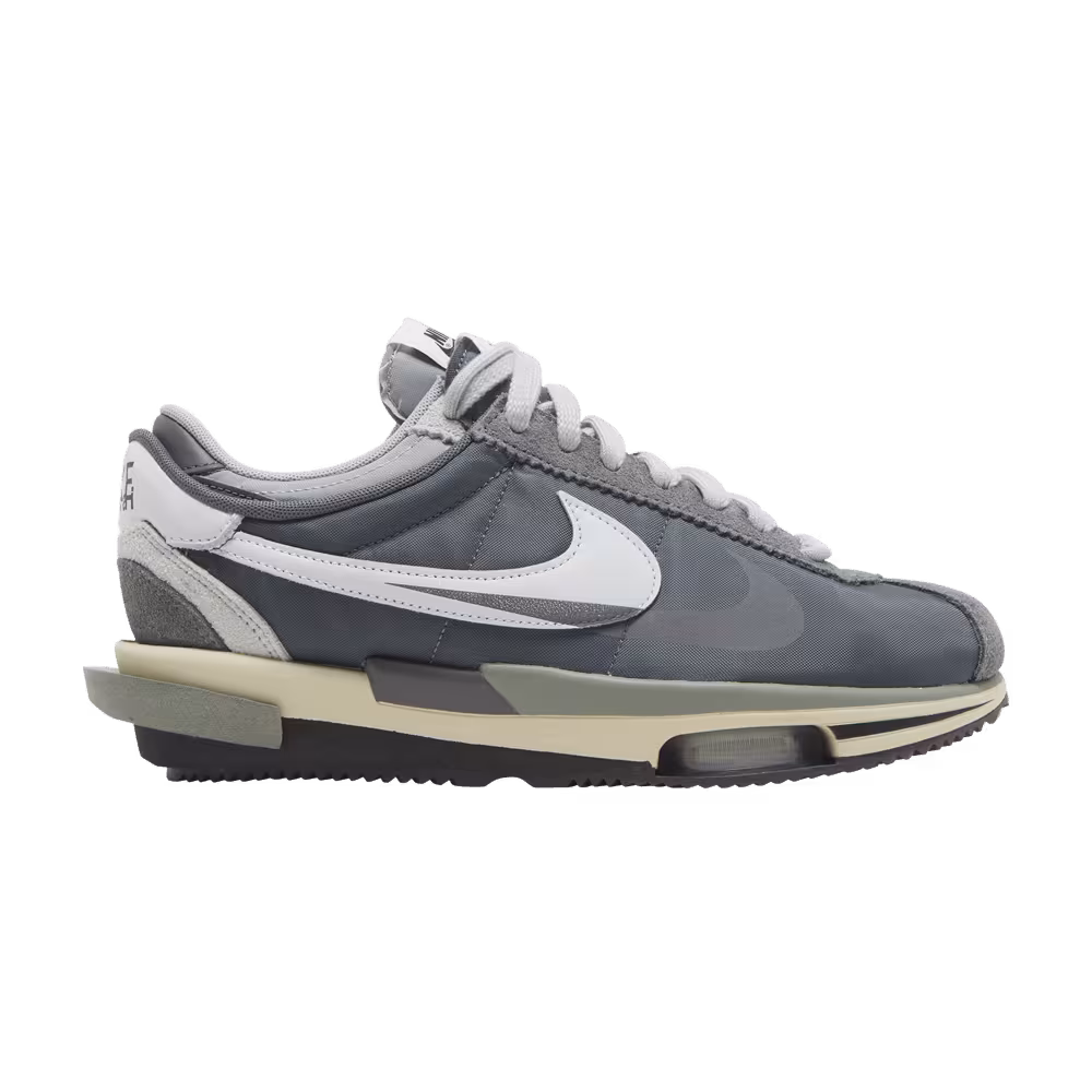 sacai x Nike Zoom Cortez SP Iron Grey