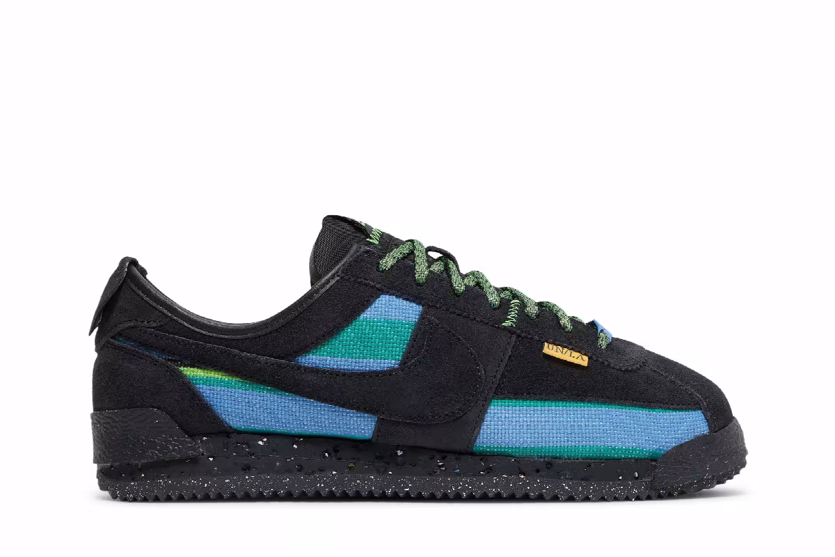 Union LA x Nike Cortez SP Off Noir, view 2