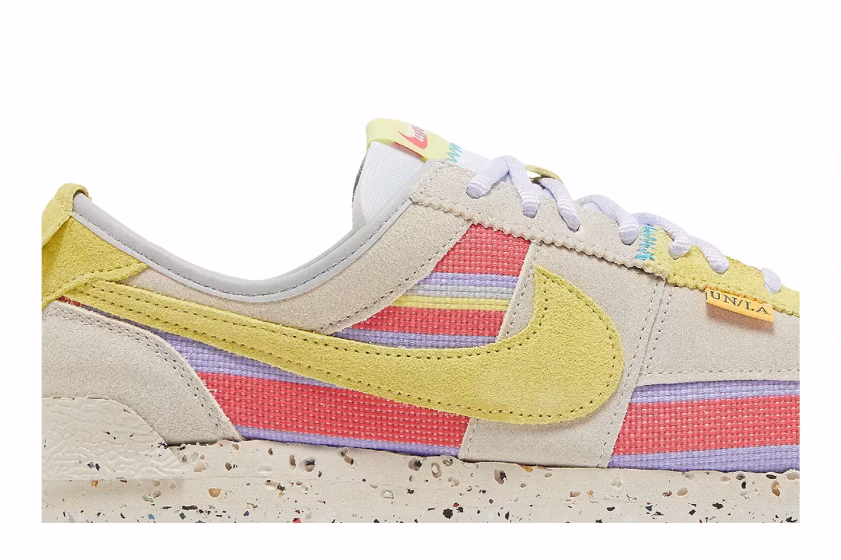Union LA x Nike Cortez SP Lemon Frost, view 3