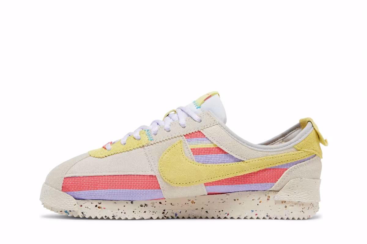 Union LA x Nike Cortez SP Lemon Frost, view 4