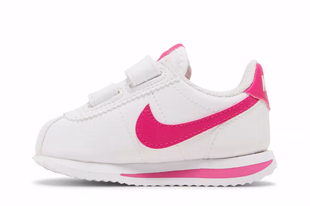 Nike Cortez Basic SL TDV White Pink Prime, view 4