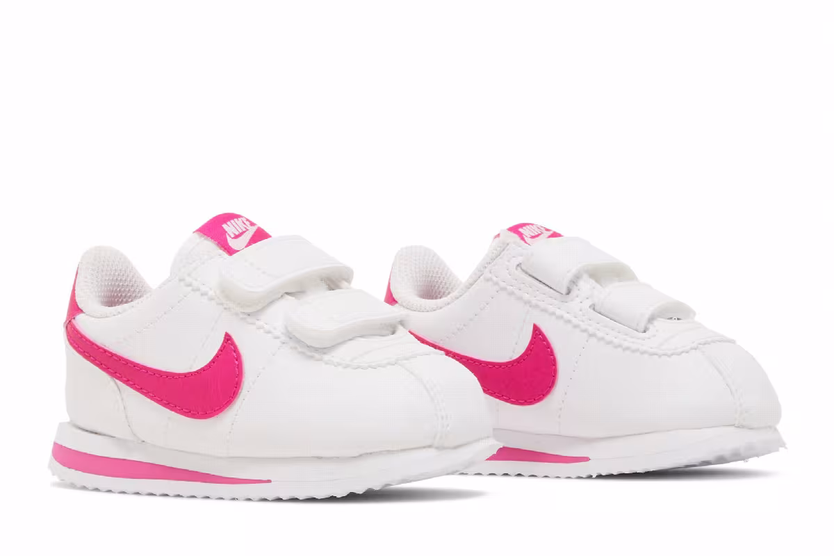 Nike Cortez Basic SL TDV White Pink Prime, view 9