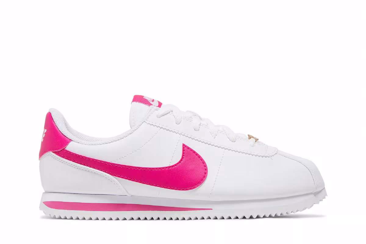 Nike Cortez Basic SL GS White Pink Prime, view 2