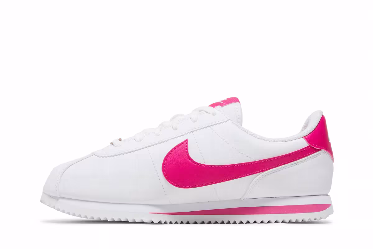 Nike Cortez Basic SL GS White Pink Prime, view 4