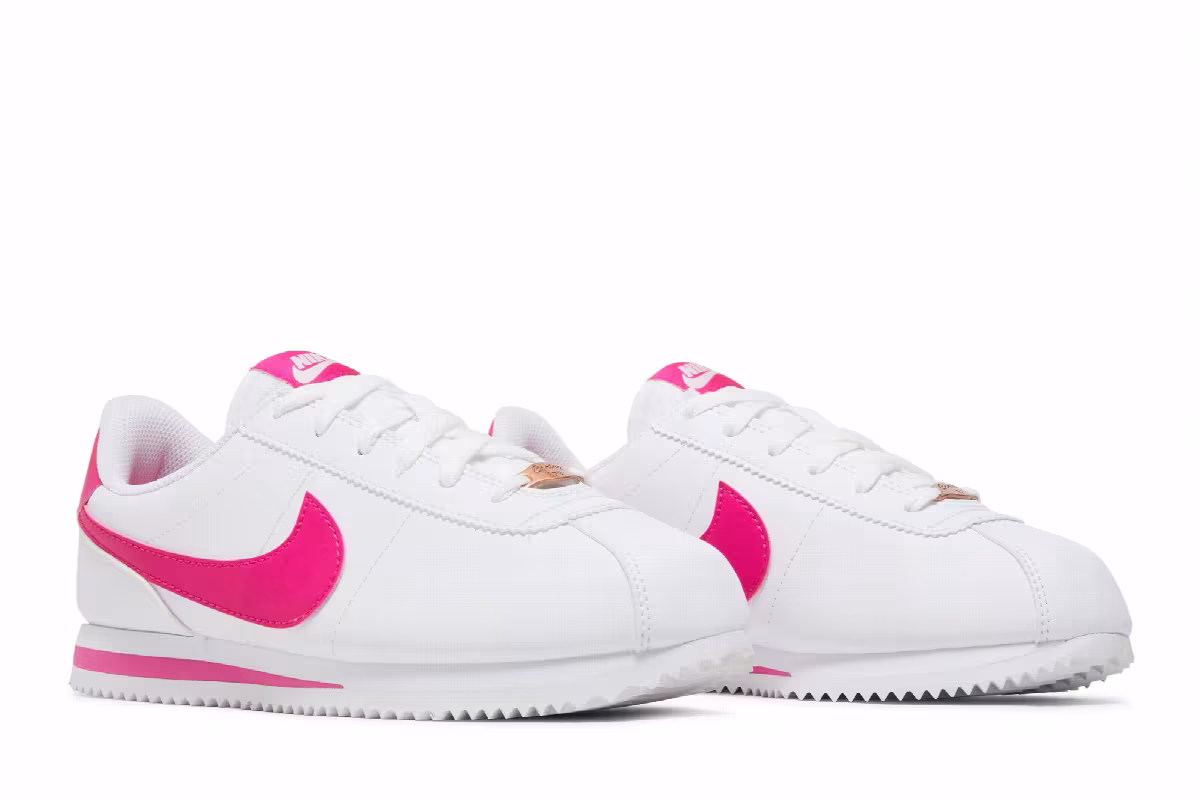 Nike Cortez Basic SL GS White Pink Prime, view 9