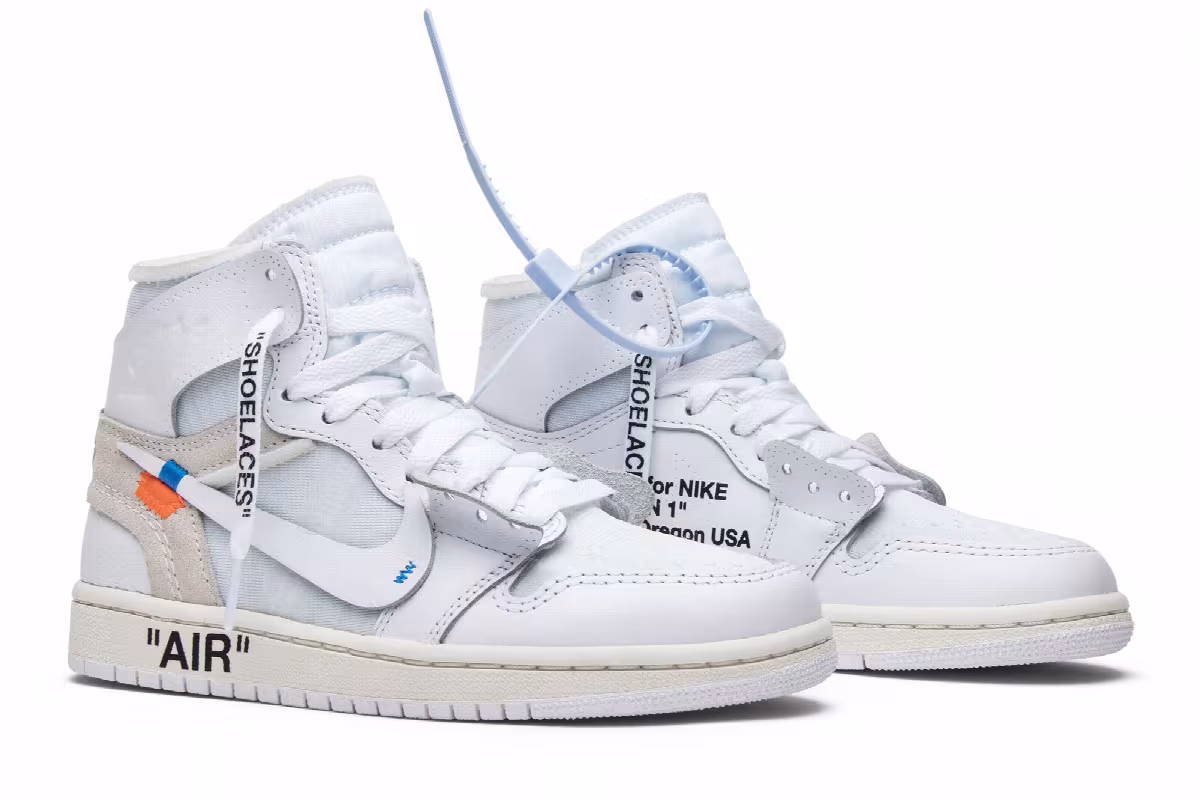 Off-White x Air Jordan 1 High OG BG White 2018, view 9