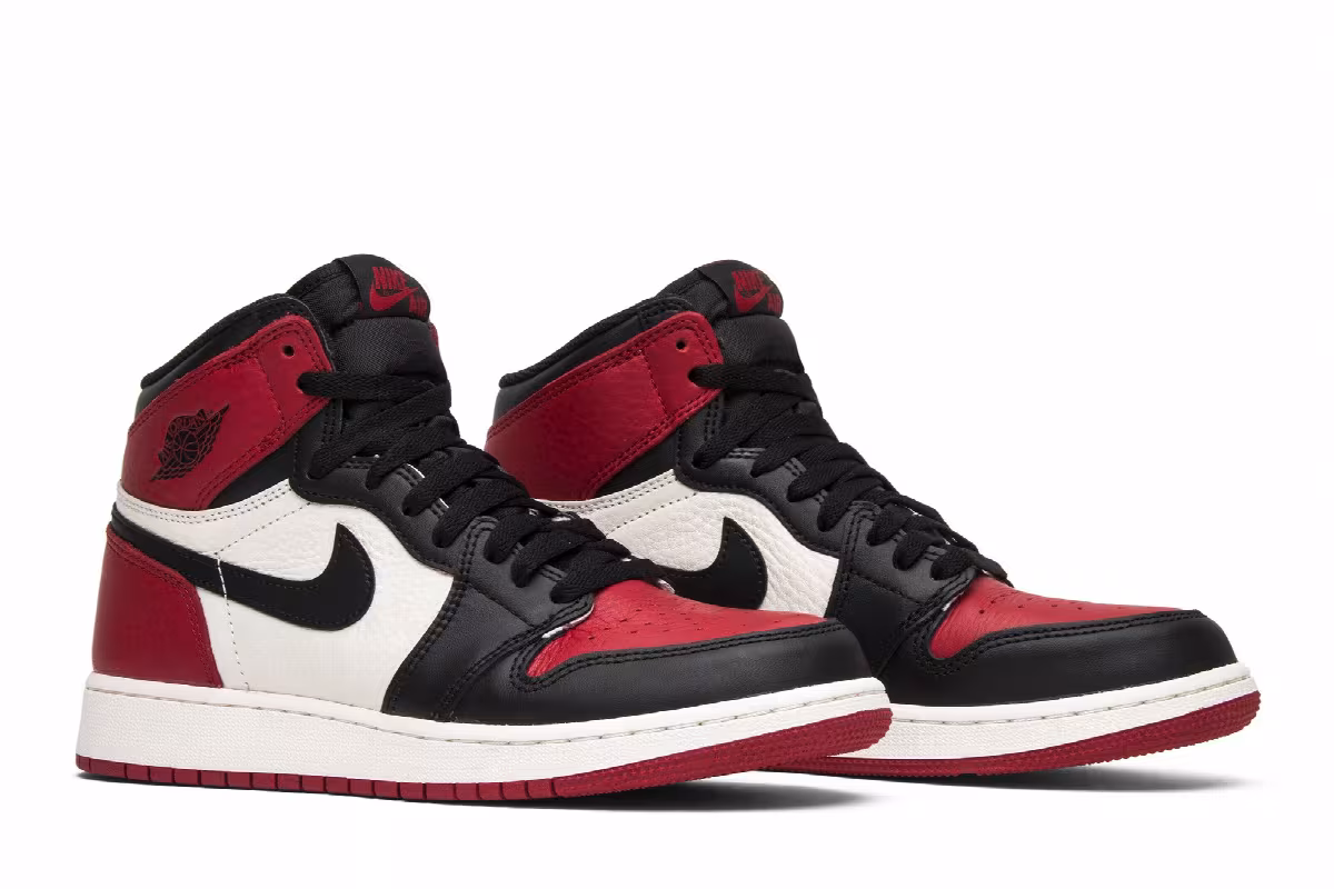Air Jordan 1 High OG BG Bred Toe, view 9