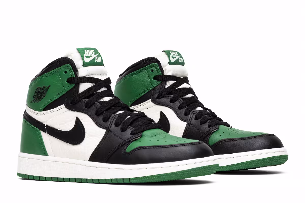 Air Jordan 1 High OG GS Pine Green, view 9