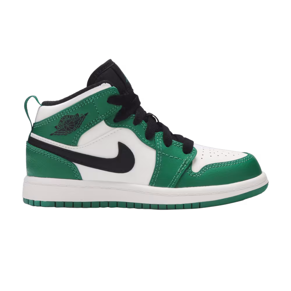 Air Jordan 1 Mid SE PS Pine Green