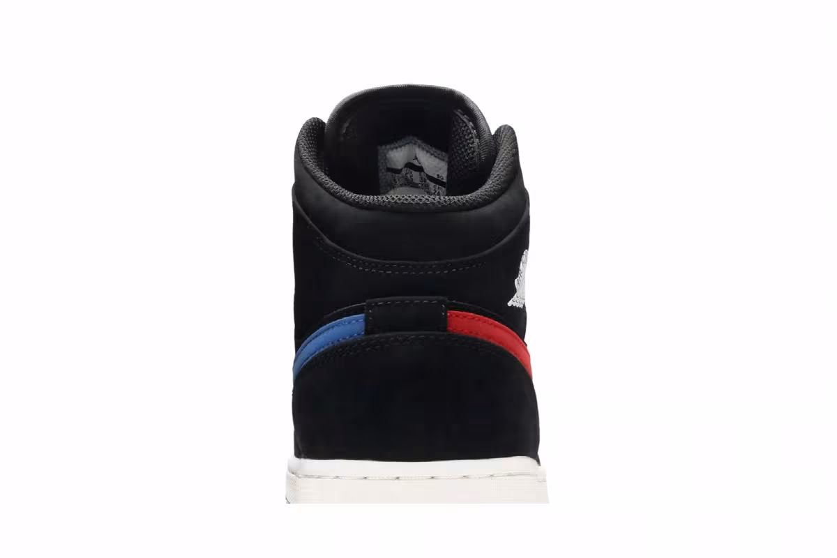 Air Jordan 1 Mid GS Black University Red, view 8