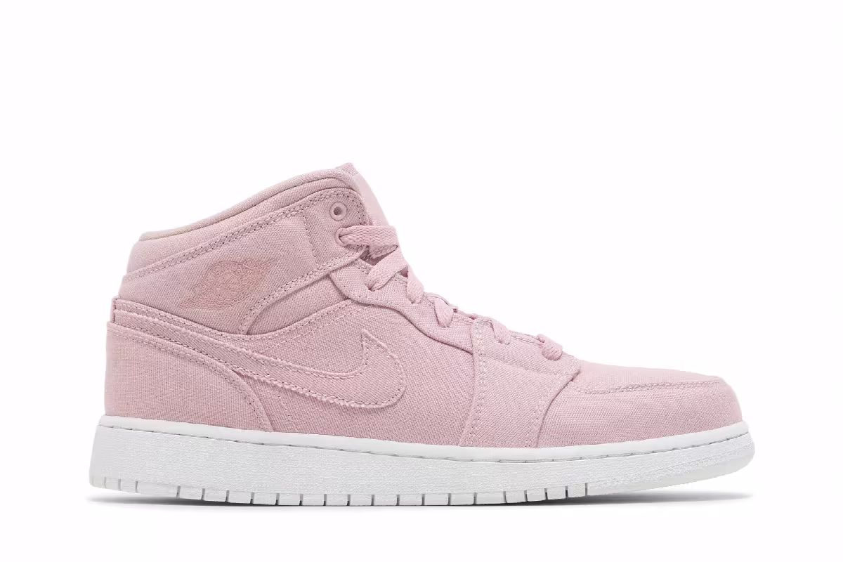 Air Jordan 1 Mid GS Pink, view 2