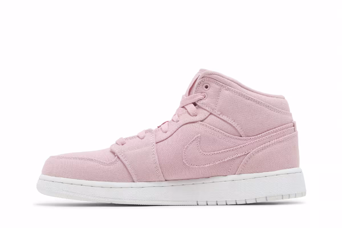 Air Jordan 1 Mid GS Pink, view 4
