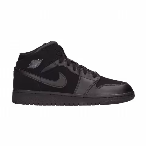 Air Jordan 1 Retro Mid GS 'Black Dark Grey'