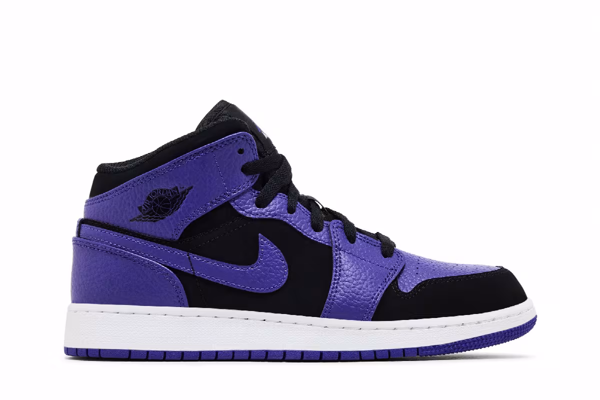 Air Jordan 1 Mid GS Dark Concord, view 2
