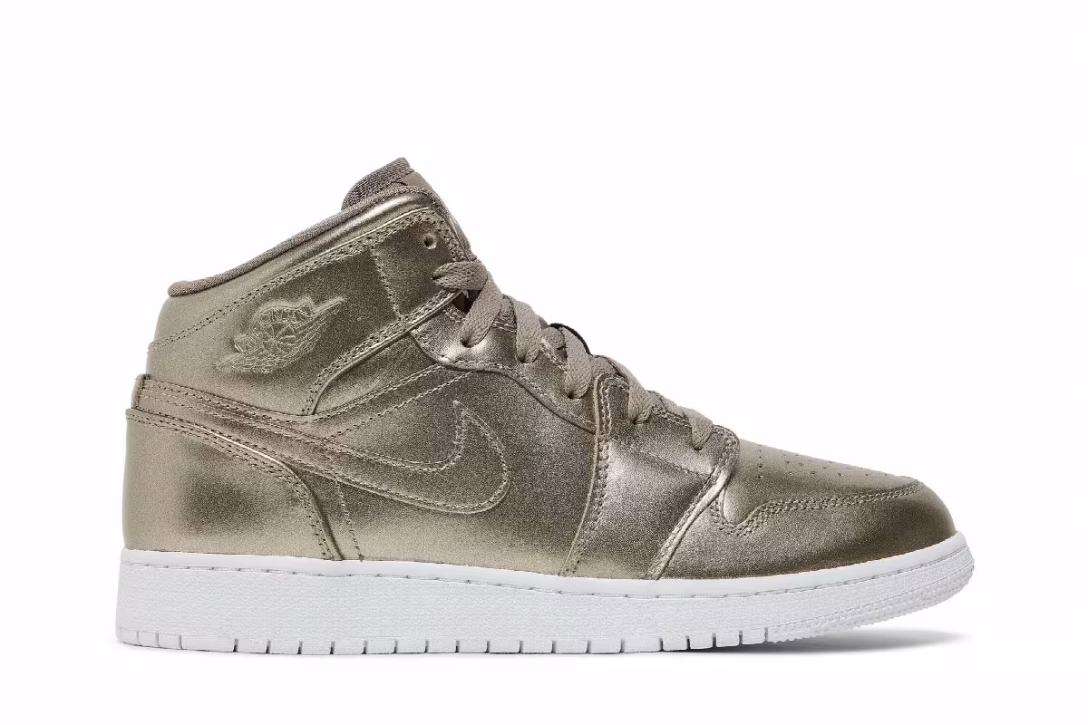 Air Jordan 1 Mid SE GS Sepia Stone, view 2