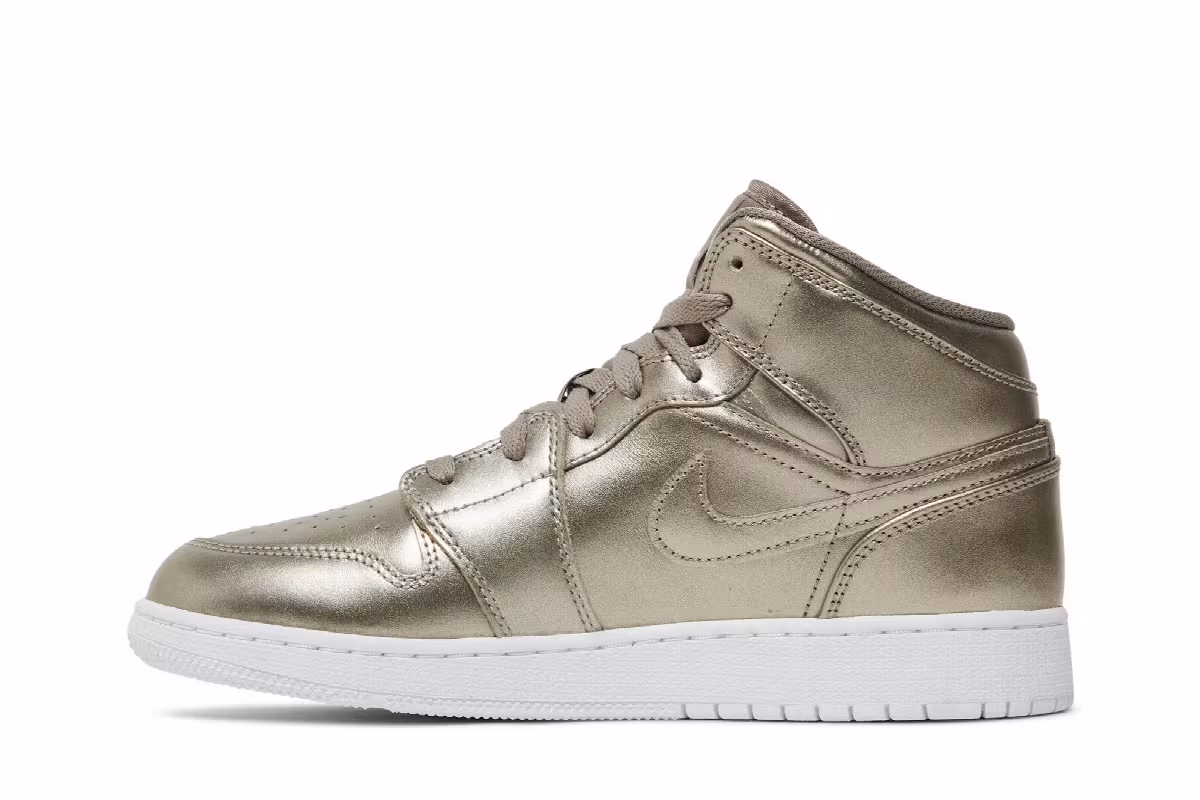 Air Jordan 1 Mid SE GS Sepia Stone, view 4