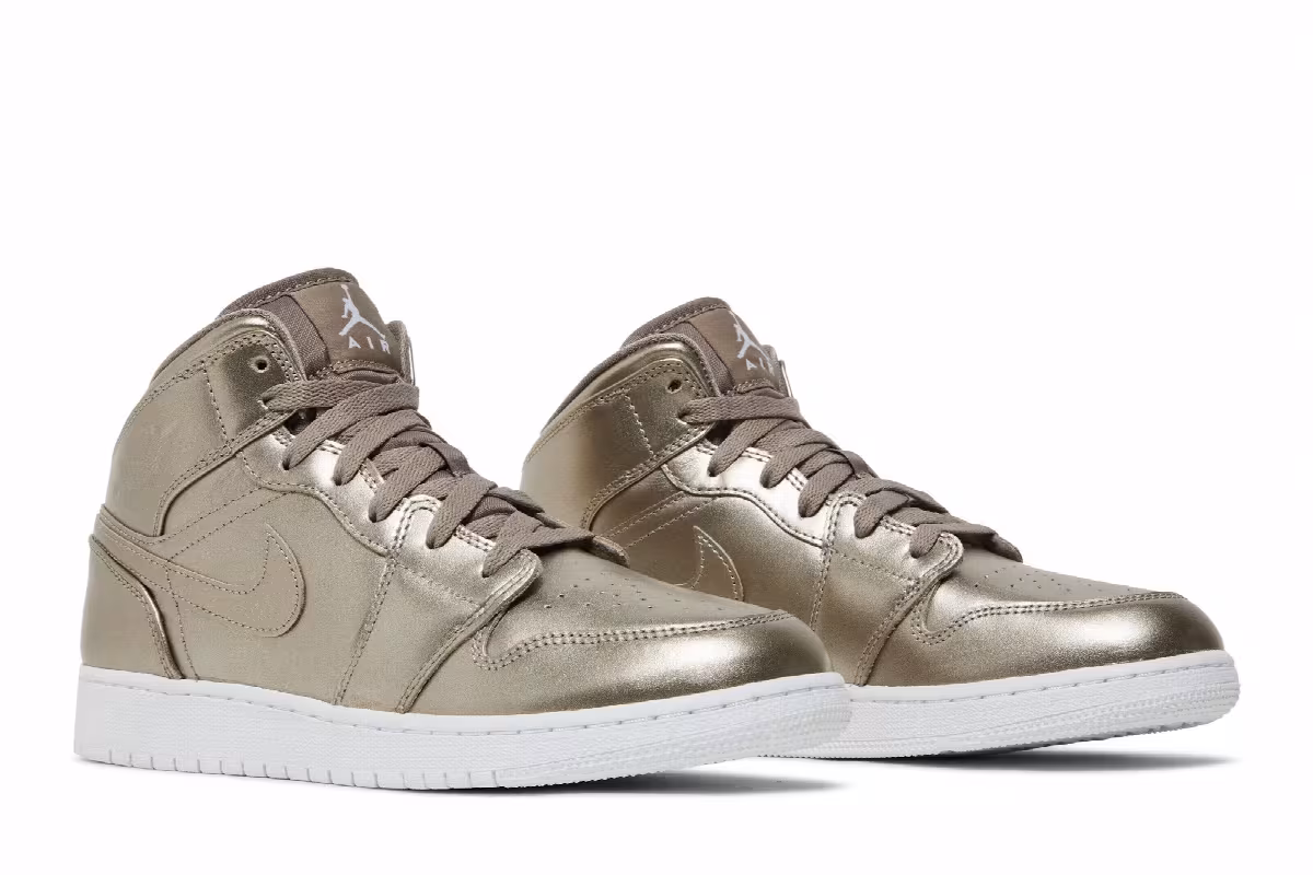 Air Jordan 1 Mid SE GS Sepia Stone, view 9