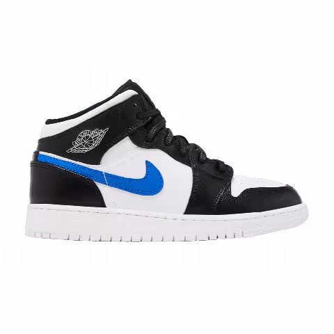 Air Jordan 1 Retro Mid GS 'Multi-Color Swoosh'