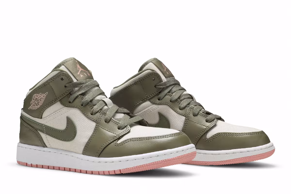 Air Jordan 1 Mid GG Bleached Coral, view 9