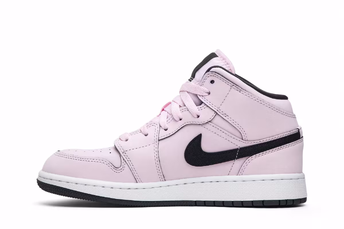 Air Jordan 1 Mid GS Pink Foam, view 4