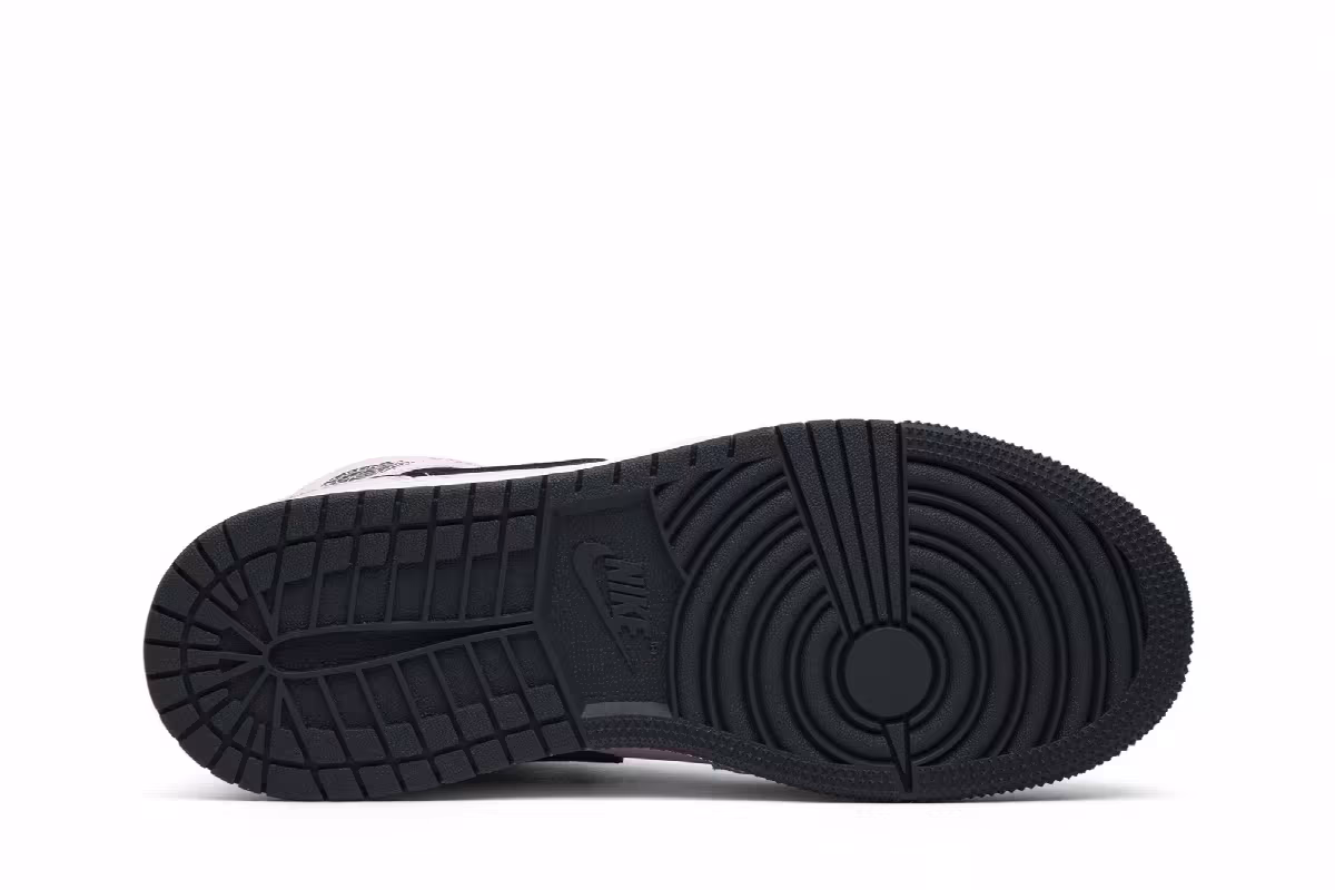 Air Jordan 1 Mid GS Pink Foam, view 5