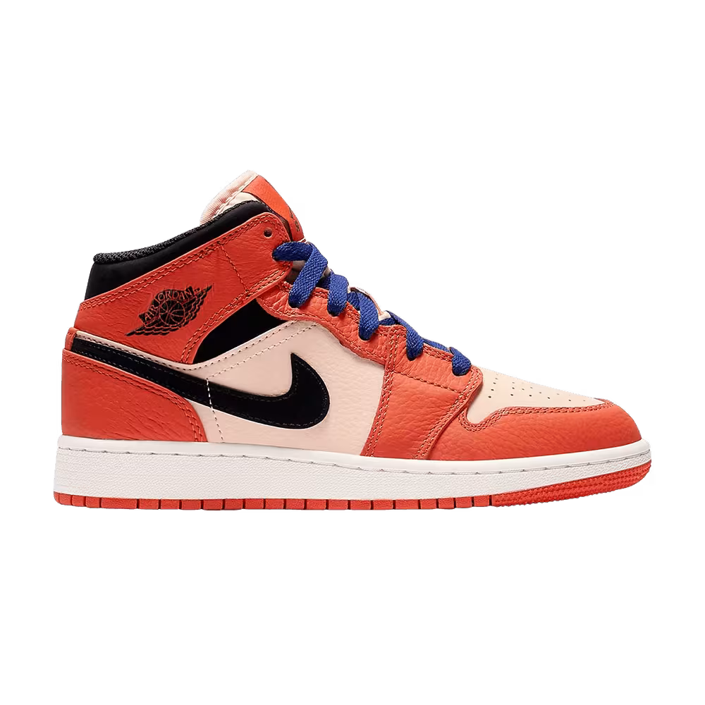 Air Jordan 1 Mid SE GS Team Orange