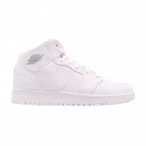 Air Jordan 1 Retro Mid GS 'Pure Platinum'