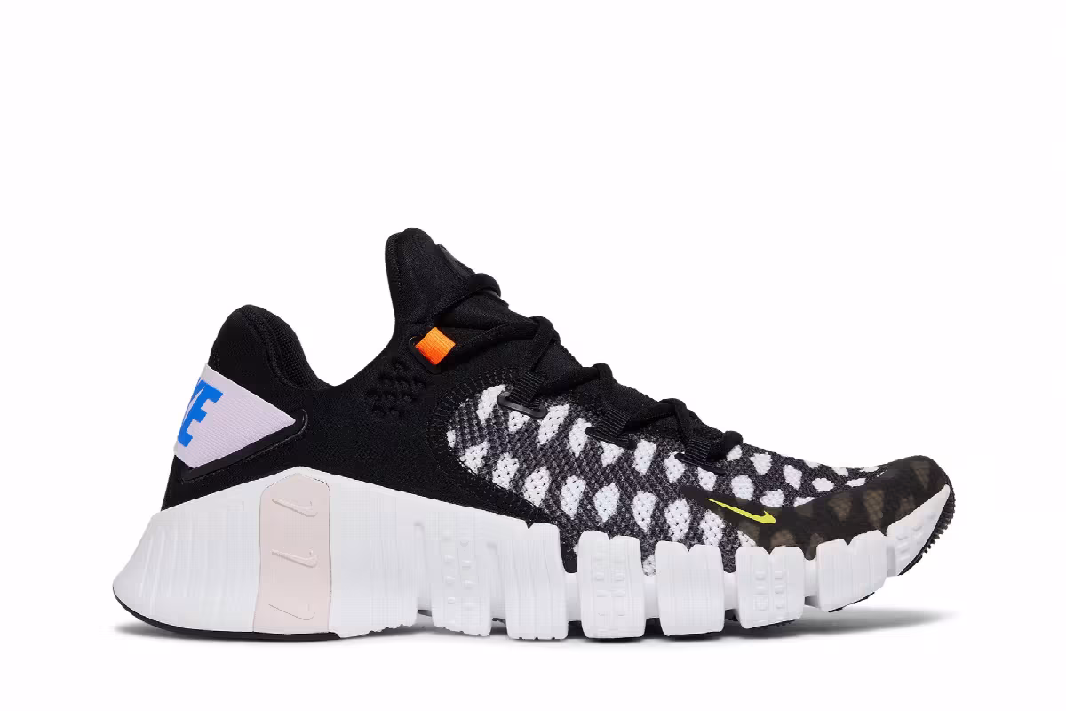 Nike Free Metcon 4 Printed Black White, view 2
