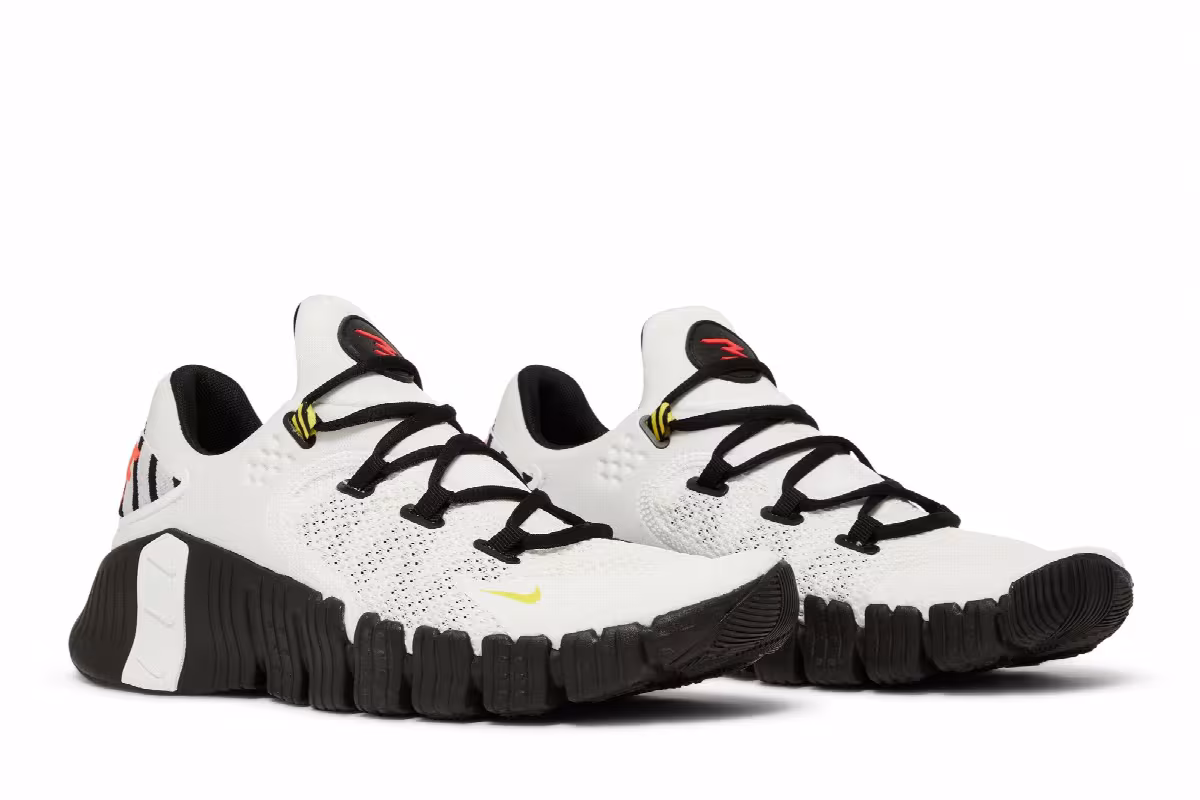 Nike Free Metcon 4 White Black Crimson, view 9