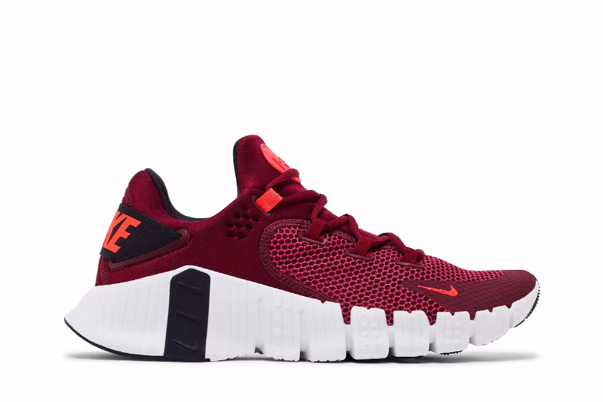 Nike Free Metcon 4 Team Red Bright Crimson, view 2