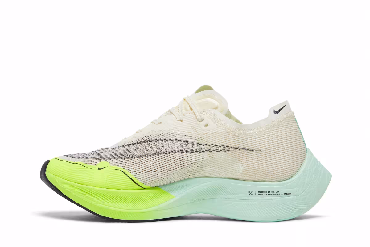 Nike ZoomX Vaporfly NEXT% 2 Coconut Milk Ghost Green, view 4