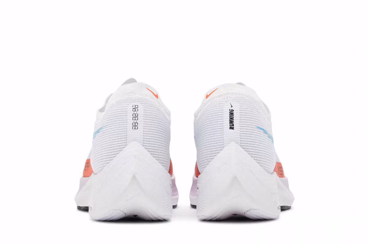 Nike Women's ZoomX Vaporfly Next% 2 White Rush Orange, view 7