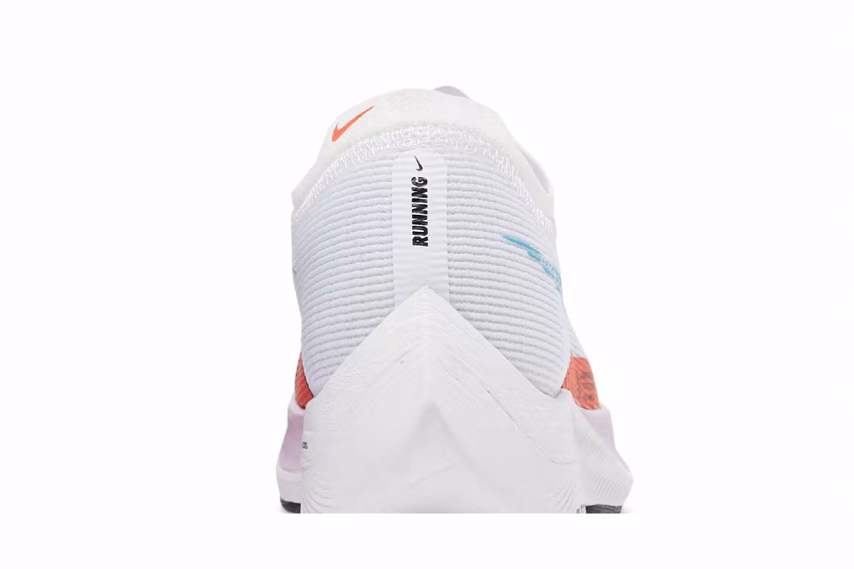 Nike Women's ZoomX Vaporfly Next% 2 White Rush Orange, view 8