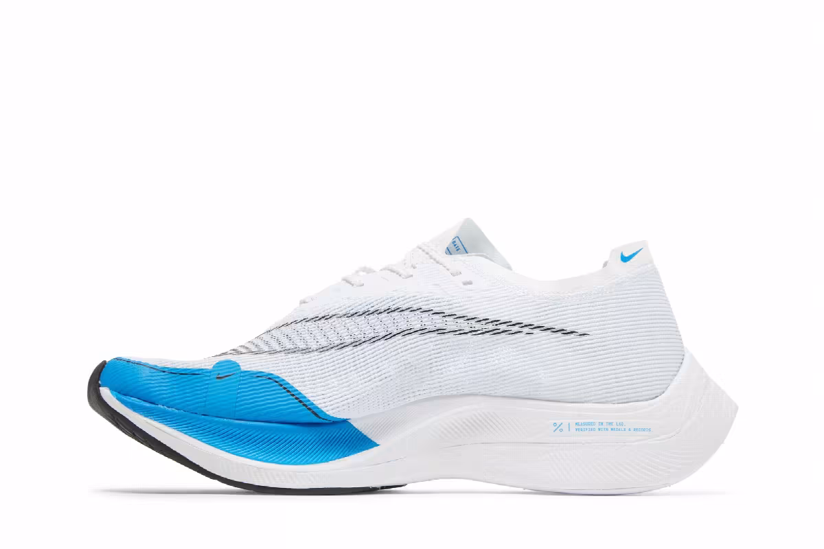 Nike ZoomX Vaporfly NEXT% 2 White Photo Blue, view 4