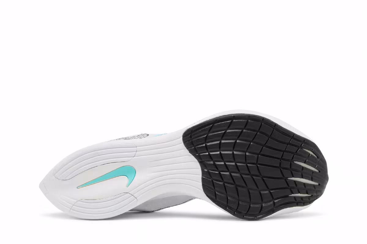 Nike Women's ZoomX Vaporfly Next% 2 White Aurora Green, view 5