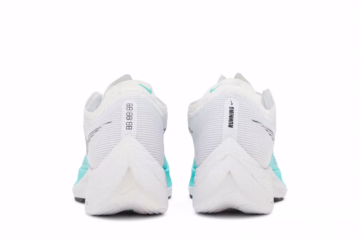 Nike Women's ZoomX Vaporfly Next% 2 White Aurora Green, view 7