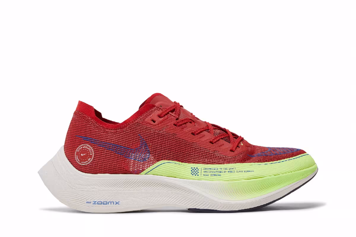 Nike ZoomX Vaporfly NEXT% 2 Red Clay Ghost Green, view 2