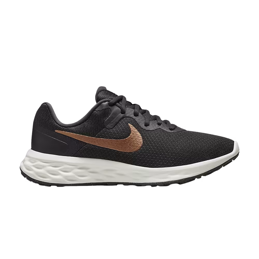 Nike Women's Revolution 6 Next Nature Dark Smoke Grey Metallic Copper