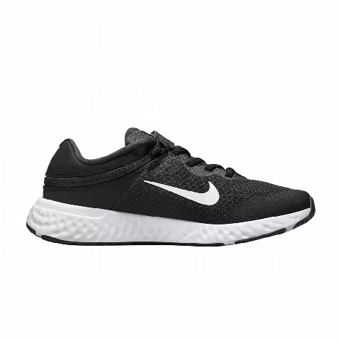 Nike Revolution 6 FlyEase 4E GS 'Black White'