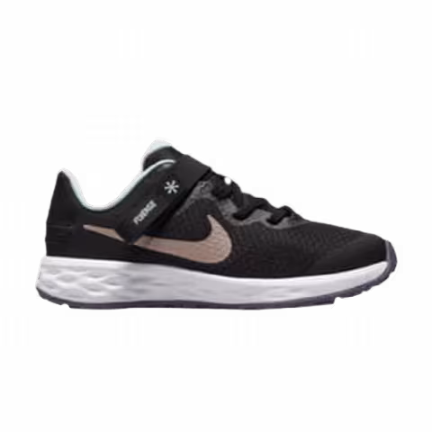 Nike Revolution 6 FlyEase PS 'Black Mint Foam'
