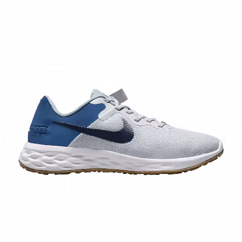 Nike Revolution 6 FlyEase Next Nature 'Pure Platinum Dark Marina Blue'