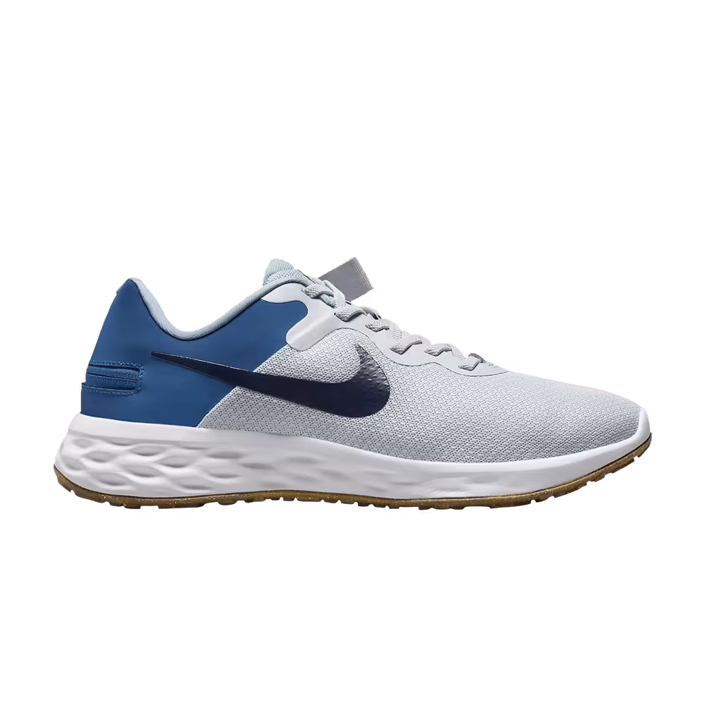 Nike Revolution 6 FlyEase Next Nature Pure Platinum Dark Marina Blue