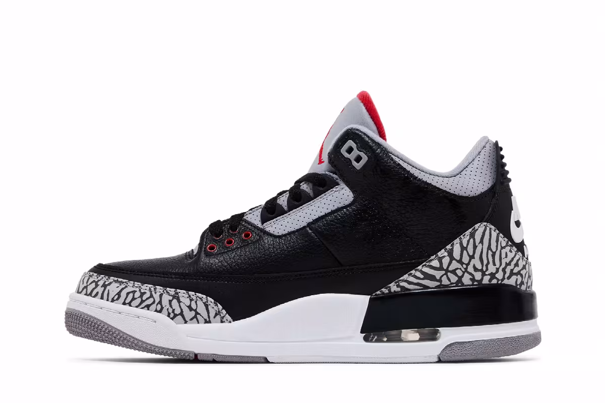 Air Jordan 3 OG Black Cement 2018, view 4