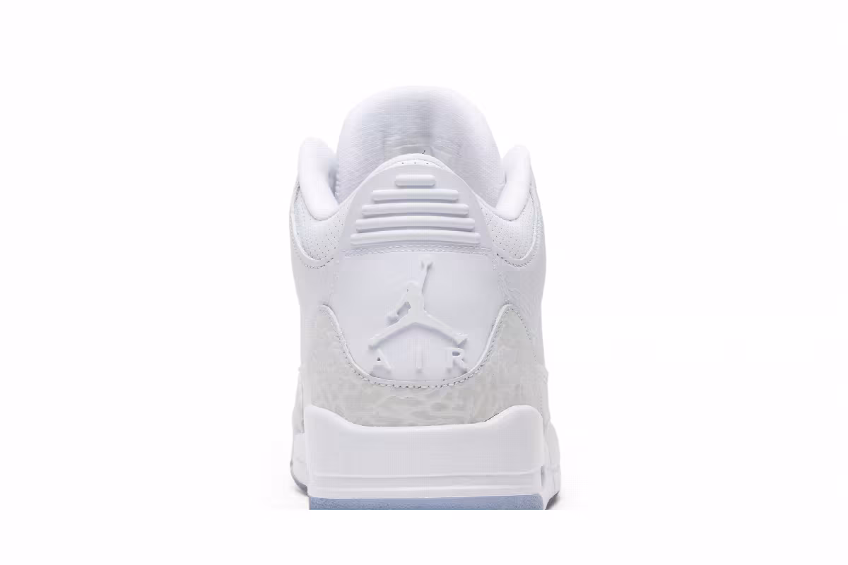 Air Jordan 3 Triple White, view 8