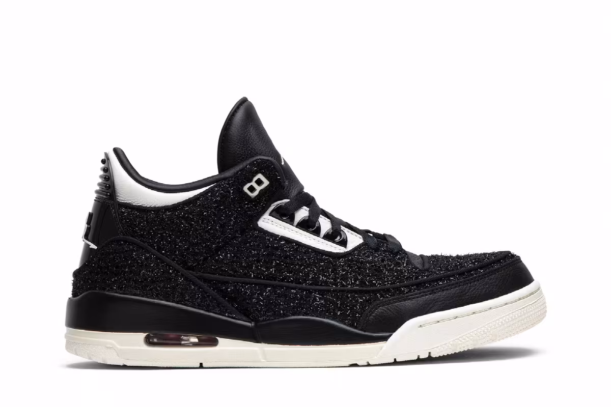 Anna Wintour x Women's Air Jordan 3 Black, view 2