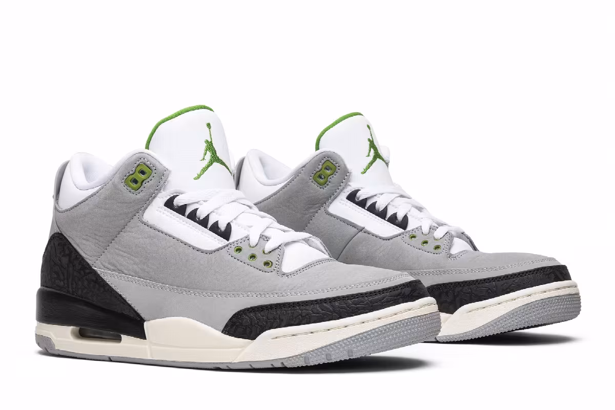 Air Jordan 3 Chlorophyll, view 9