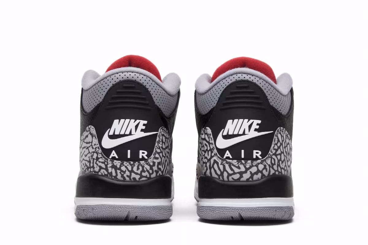 Air Jordan 3 OG BG Black Cement 2018, view 7